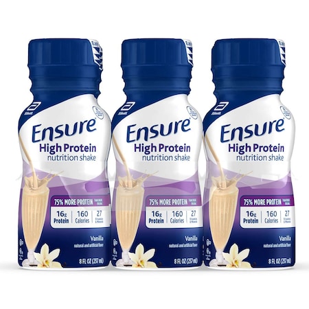 Ensure Ensure High Protein Vanilla For 8 oz. Bottle, PK24 64117